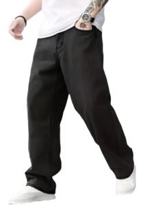 Ben Martin Men Jeans || Baggy Fit Jean’s for Man || Loose Fit High Rise Denim || Stretchable Casual Wear Jean,s || Dance Rap Rapping Style Pant for Men || Denim Cotton Jeans (0)