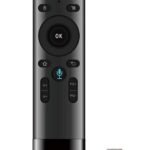 S5 Voice Remote, 2.4G Wireless Infrared Remote Control with 6 Axis Gyroscope and IR Learning, Air Fly Mouse with Voice Input for Original Android TV Box/Android TV/PC/Smart TV