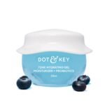 DOT & KEY 72HR Hydrating Gel Moisturizer + Probiotics For Face, For Oily Combination Skin, Non-Stop Hydration, With Hyaluronic + 5 Ceramides, Lightweight, Non-Sticky, Non-Greasy, Heals Damaged Skin | 25Ml