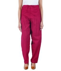 Happy Bunny Salwar Pant – Modern Style Pure Cotton for Women – Ethnic Semi Patiala Trouser – Office,Home – All Day Comfort Wear with Drawstring