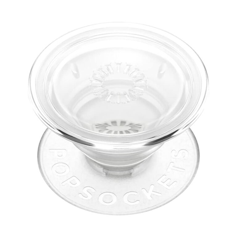 ​​​​PopSockets Phone Grip with Expanding Kickstand, Adhesive Grip – Clear