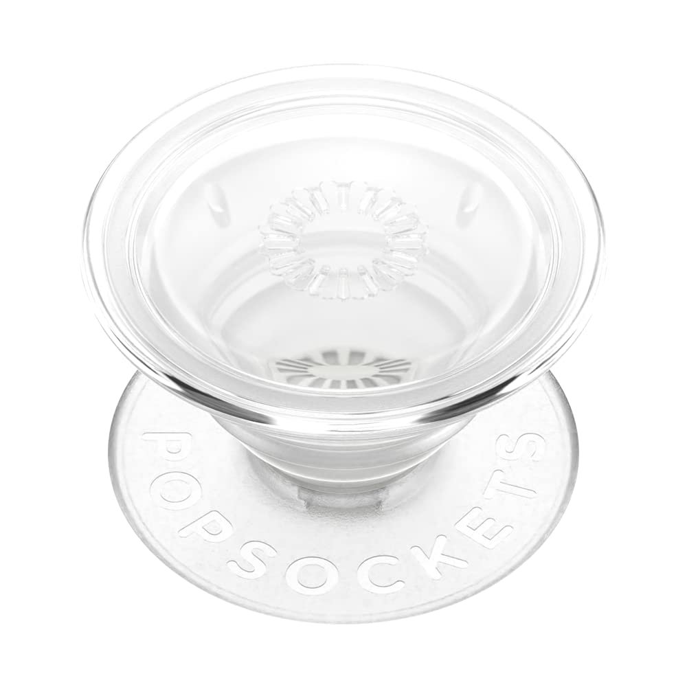​​​​PopSockets Phone Grip with Expanding Kickstand, Adhesive Grip – Clear
