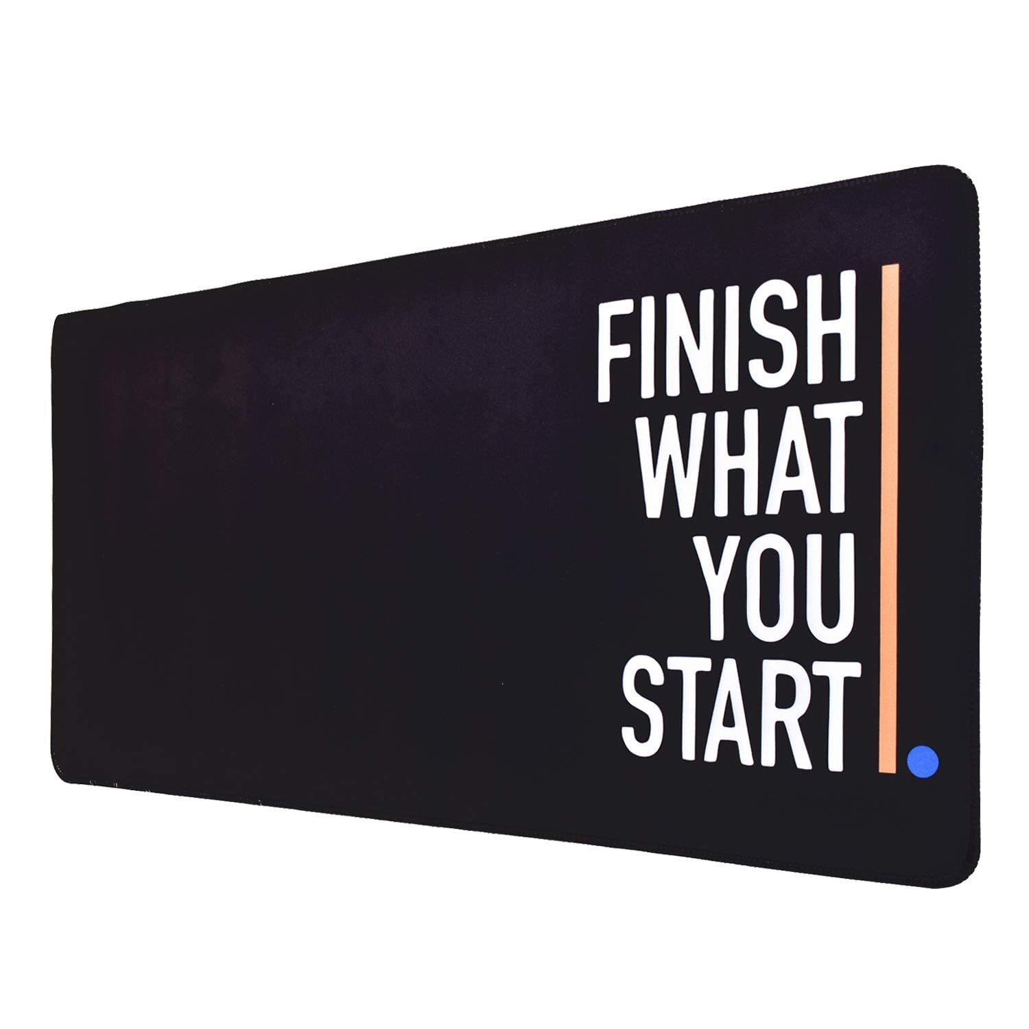 Seagull flight of fashion Large Extended Mouse Pad XXL with Non-Slip Rubber Base, Stitched Edge Mouse Mat for Laptop, Computer & Desk – 60 x 30 x 0.2 cm – Finish What You Start Quote