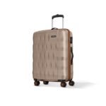 Aristocrat Comet Medium Polycarbonate Case 8-Wheel Trolley Bag, Champagne