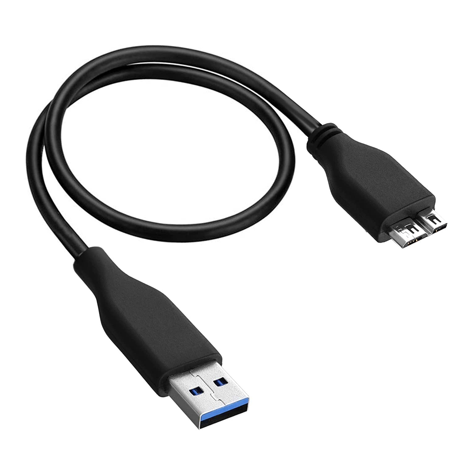 Lapster USB 3.0 A to Micro B SuperSpeed for hard disk cable – short cable