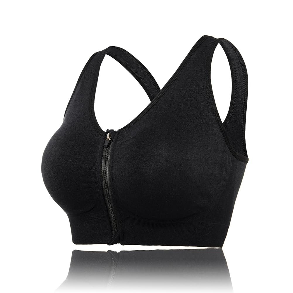 Women Adjustable Straps and Removable Pads Tank Top Seamless Racerback Sports Bra