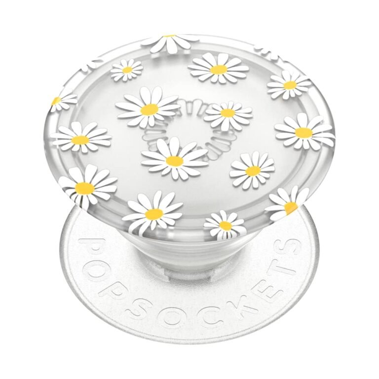 ​​​​PopSockets Phone Grip with Expanding Kickstand, Adhesive Grip – Translucent He Loves Me Not