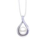 CLARA 925 Silver Real Pearl Pendant Earrings Chain Bracelet Ring for Women