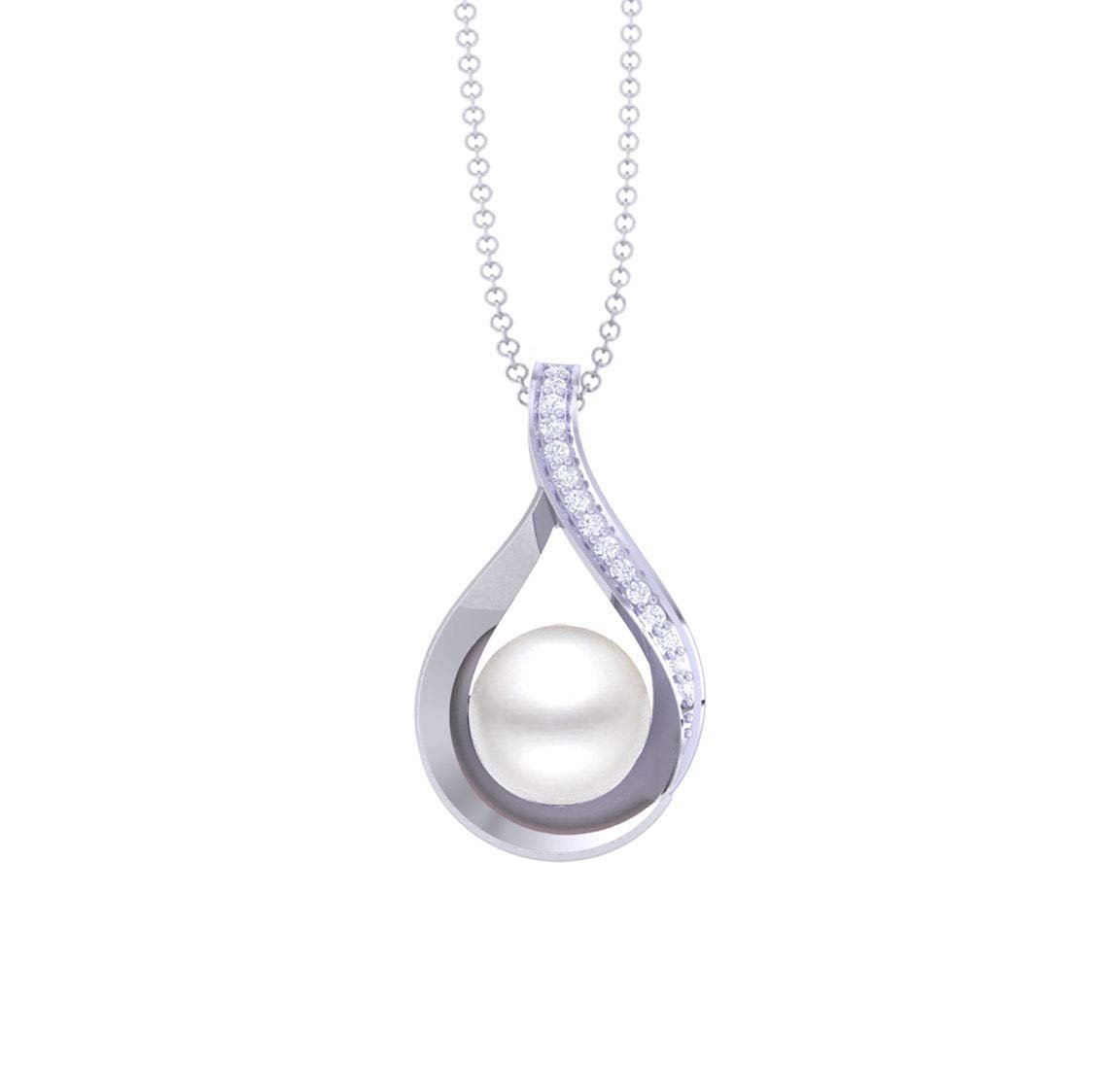 CLARA 925 Silver Real Pearl Pendant Earrings Chain Bracelet Ring for Women