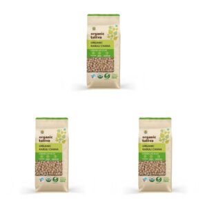 Organic Tattva Kabuli Chana | Premium Whole Chickpeas for Daily Cooking | Smooth Texture and Mild Aroma | Kabuli Chana 500g Pack (Pack of 3)