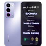 realme P4R 5G Smartphone, Lavender Glare, 8000mAh Battery, 144Hz Display, 6 GB RAM, 128 GB