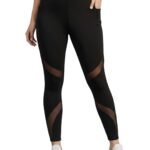 BLINKIN Stretchable Gym Pants for Women Workout : The Ultimate Yoga Pants | Workout Lowers | Gym Track Pants for Woman with Mesh Insert & Side Pockets (2670)