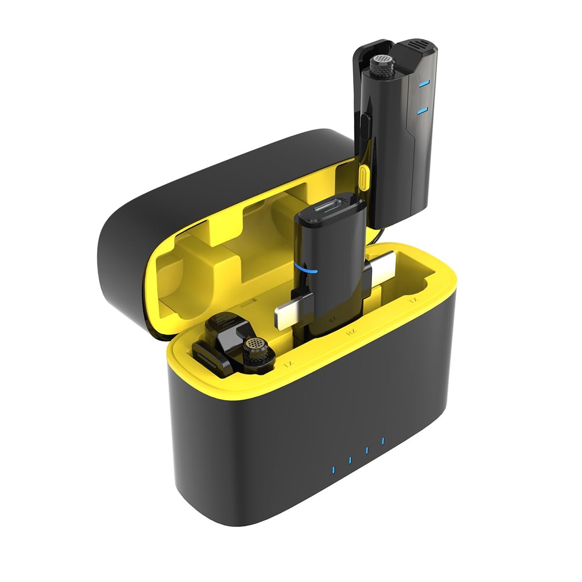 LEKATO Wireless Microphone, Noise Cancellation, Dual Mic, iOS & Android