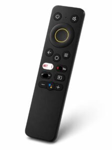 AULCMEET Non-Voice Remote Compatible with Realme Android LED Smart TVs with Streaming App Shortcut Buttons(Please Match The Image with Your Old Remote)