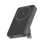 Anker 633 Magnetic Wireless Power Bank 10000mAh with Stand, 20W USB-C Power Delivery, Magsafe compatible for iPhone 12/13/14/15/15 Plus/15Pro/15Pro Max,and Android Smartphones with Magsafe cases-Black