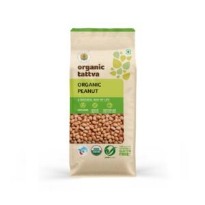 Organic Tattva Peanuts 500g | Organic Raw Peanuts for Snacking & Cooking | Natural Groundnut Rich in Protein & Fibre