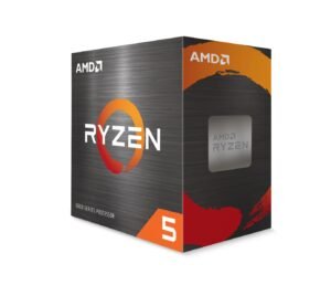 AMD 5000 Series Ryzen 5 5500 Desktop Processor 6 cores 12 Threads 19 MB Cache 3.6 GHz Upto 4.2 GHz AM4 Socket 500 Series Chipset (100-100000457BOX)