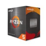 AMD 5000 Series Ryzen 5 5600 Desktop Processor 6 cores 12 Threads 35 MB Cache 3.5 GHz Upto 4.2 GHz AM4 Socket 500 Series Chipset (100-100000927BOX)