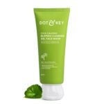 Dot & Key CICA Face Wash for Acne Prone Skin, 2% Salicylic Acid with Green Tea | For Oily & Sensitive Skin | Sulphate Free for Men & Women | Oil Control Face Wash with Zinc | 100ml