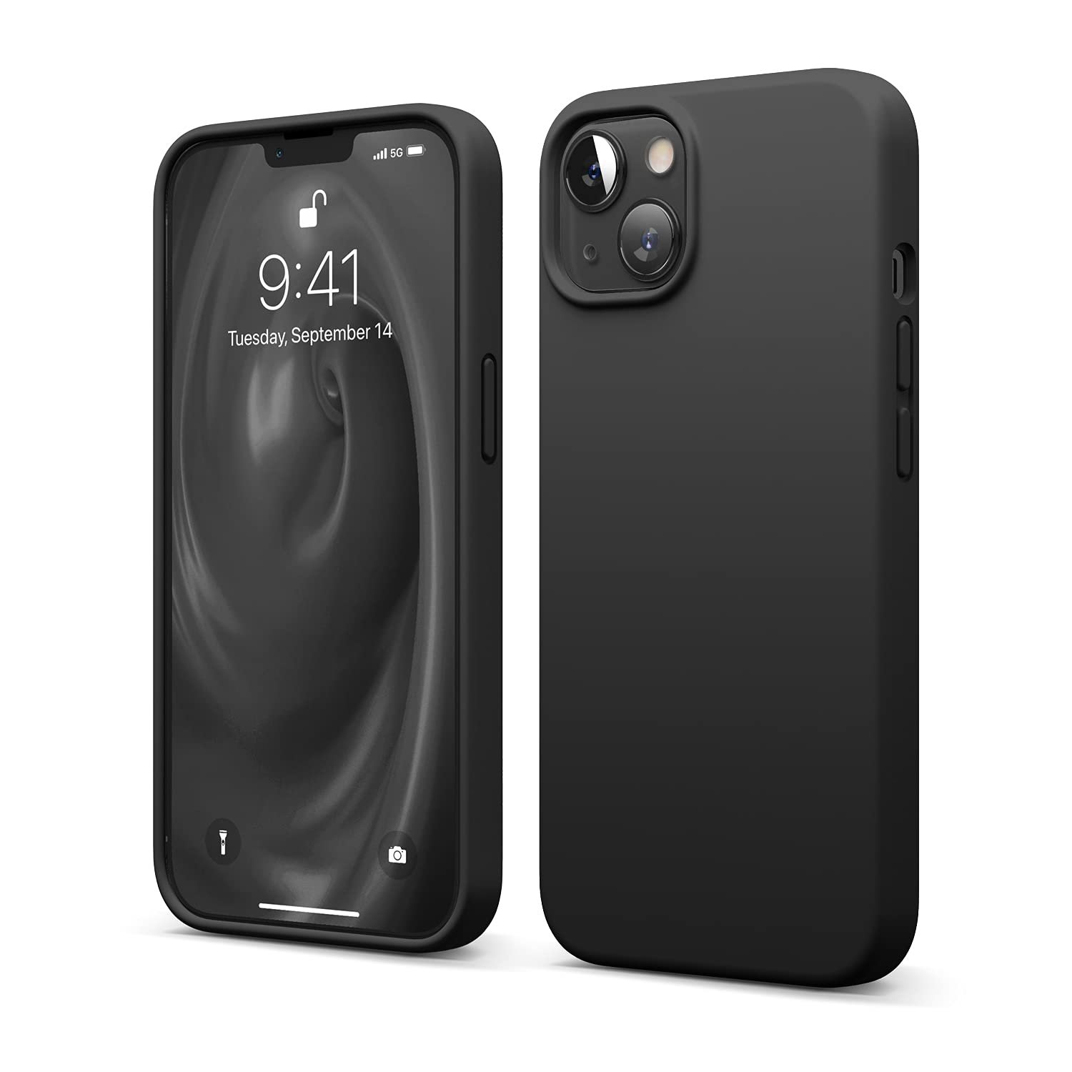 elago Premium Liquid Silicone Case for iPhone 13 Black