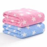 BRANDONN New Born All Season Ultrasoft Wrapper Sheet Baby Blanket for Babies (Pink & Blue) Pack of 2, Length 100 cm x Width 75 cm, 0-12 Month