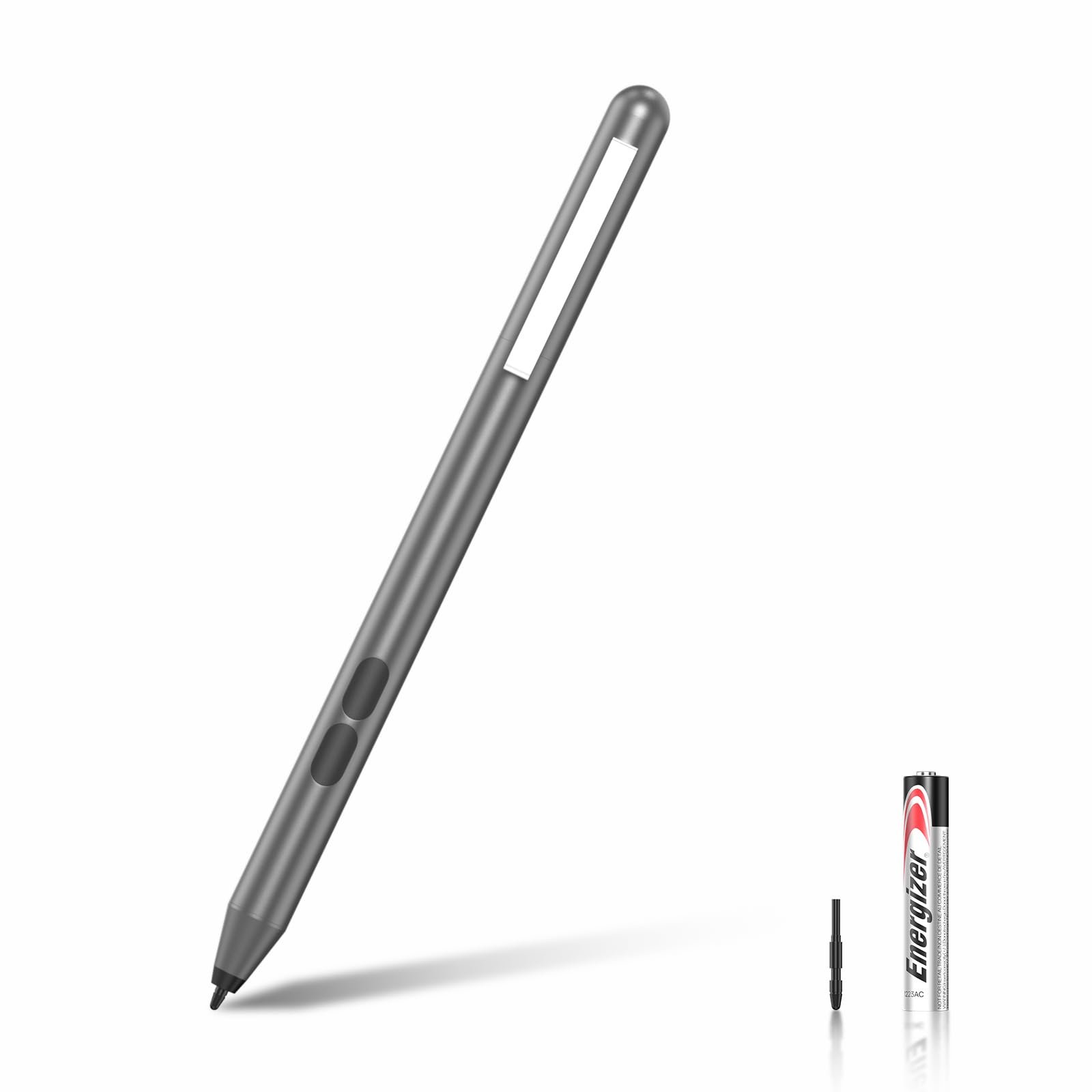 Surface Pro Stylus Pen – Compatible With Surface Book/Laptop/Go/3, Palm Rejection, 1024 Pressure Sensitivity (Grey)