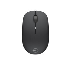 Dell WM126 Wireless Mouse, Optical, 1000 DPI, 3 Buttons,12 months runtime, AA battery, USB receiver, USB Type-A, RF Interface, scrolling wheel, Plug and Play, Black, 0.12 lb