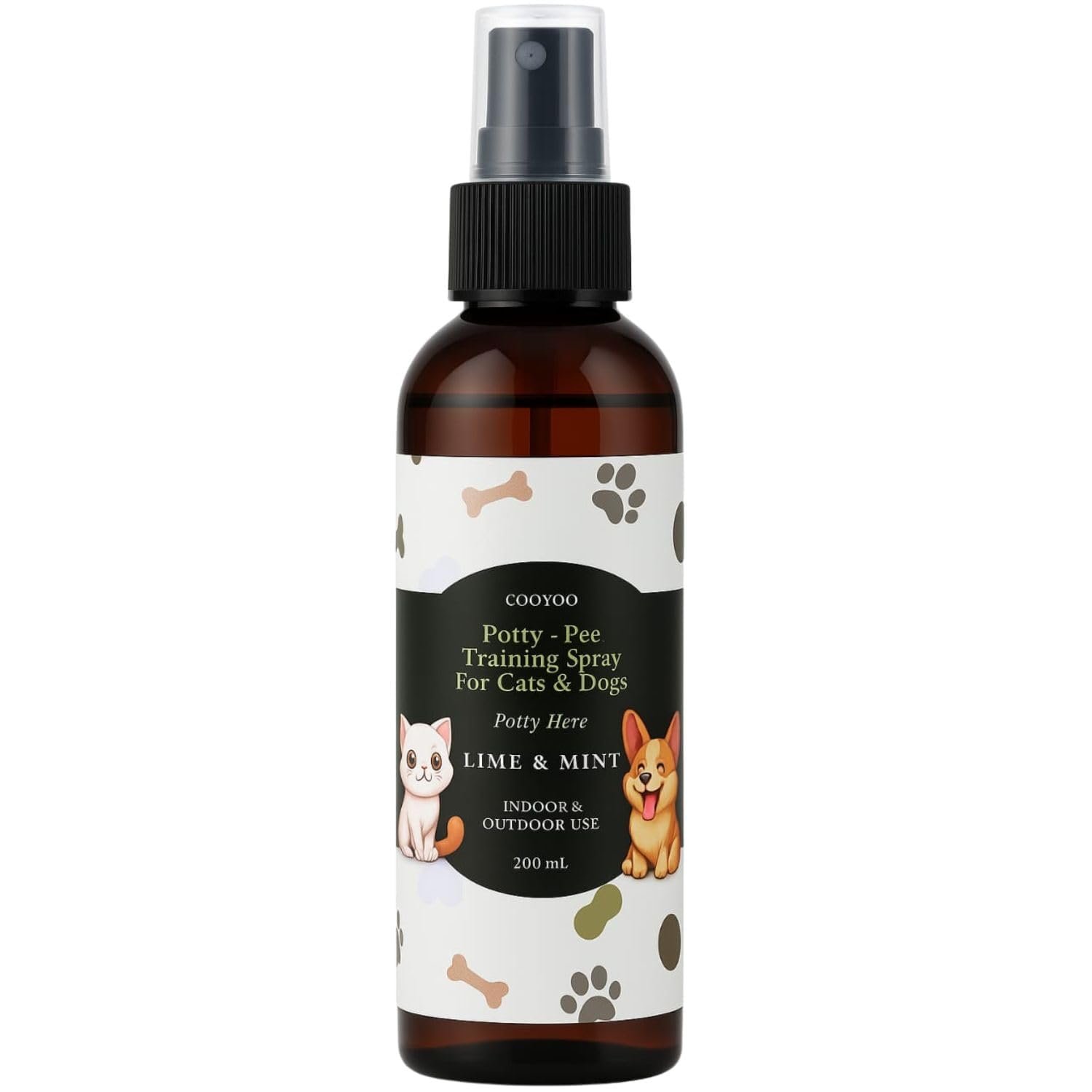 Potty Training Spray for Dogs & Cats, Puppy Pee Training Spray for Indoor & Outdoor Use, Pet Potty Attractant with Fresh Lime & Mint Scent, Dog Pee Spray for Puppies, Kittens & All Breeds