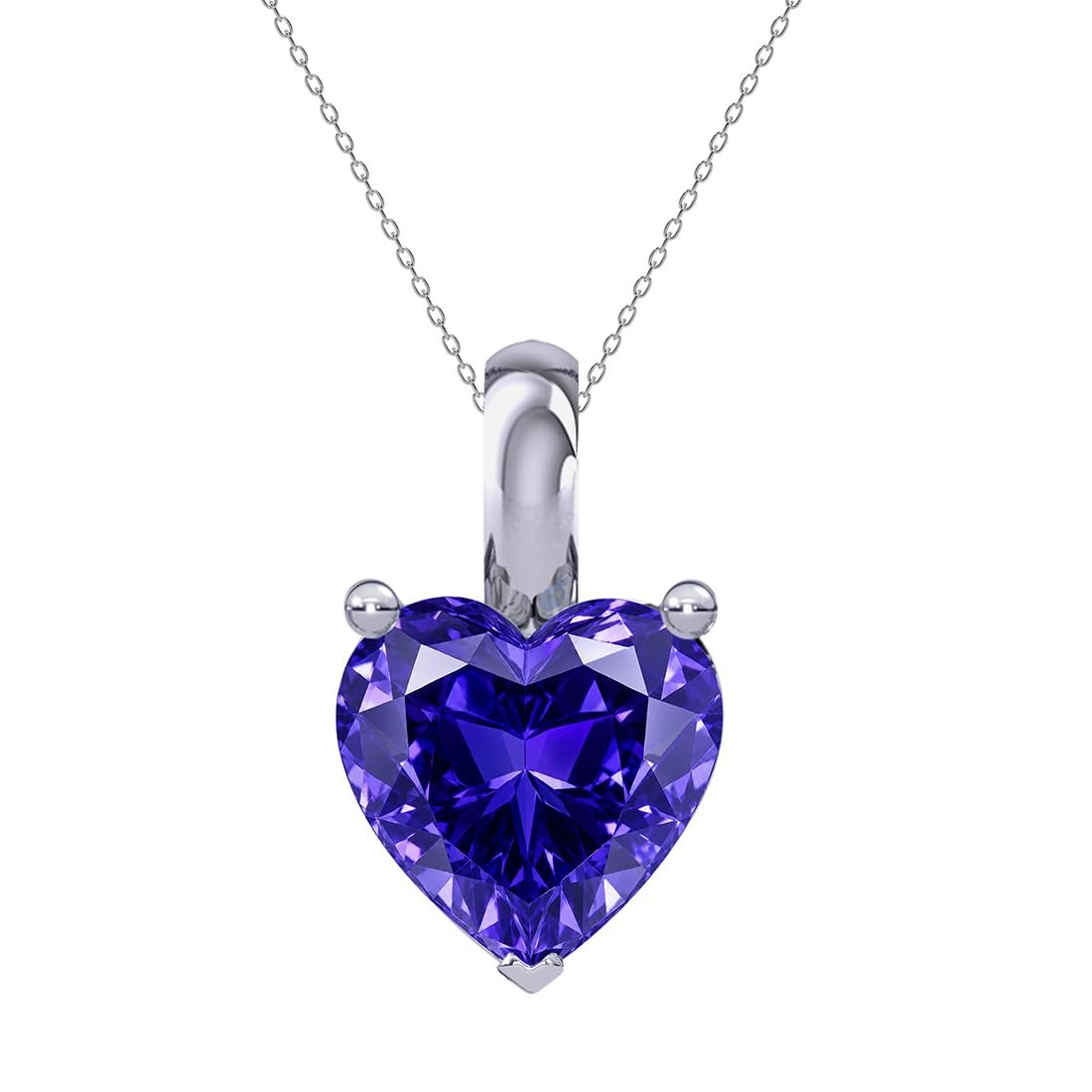 Clara 925 Silver Heart Pendant Earrings Chain Bracelet Ring for Women