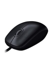 Logitech M90 Wired USB Mouse, 3 yr Warranty, 1000 DPI Optical Tracking, Ambidextrous PC/Mac/Laptop – Black