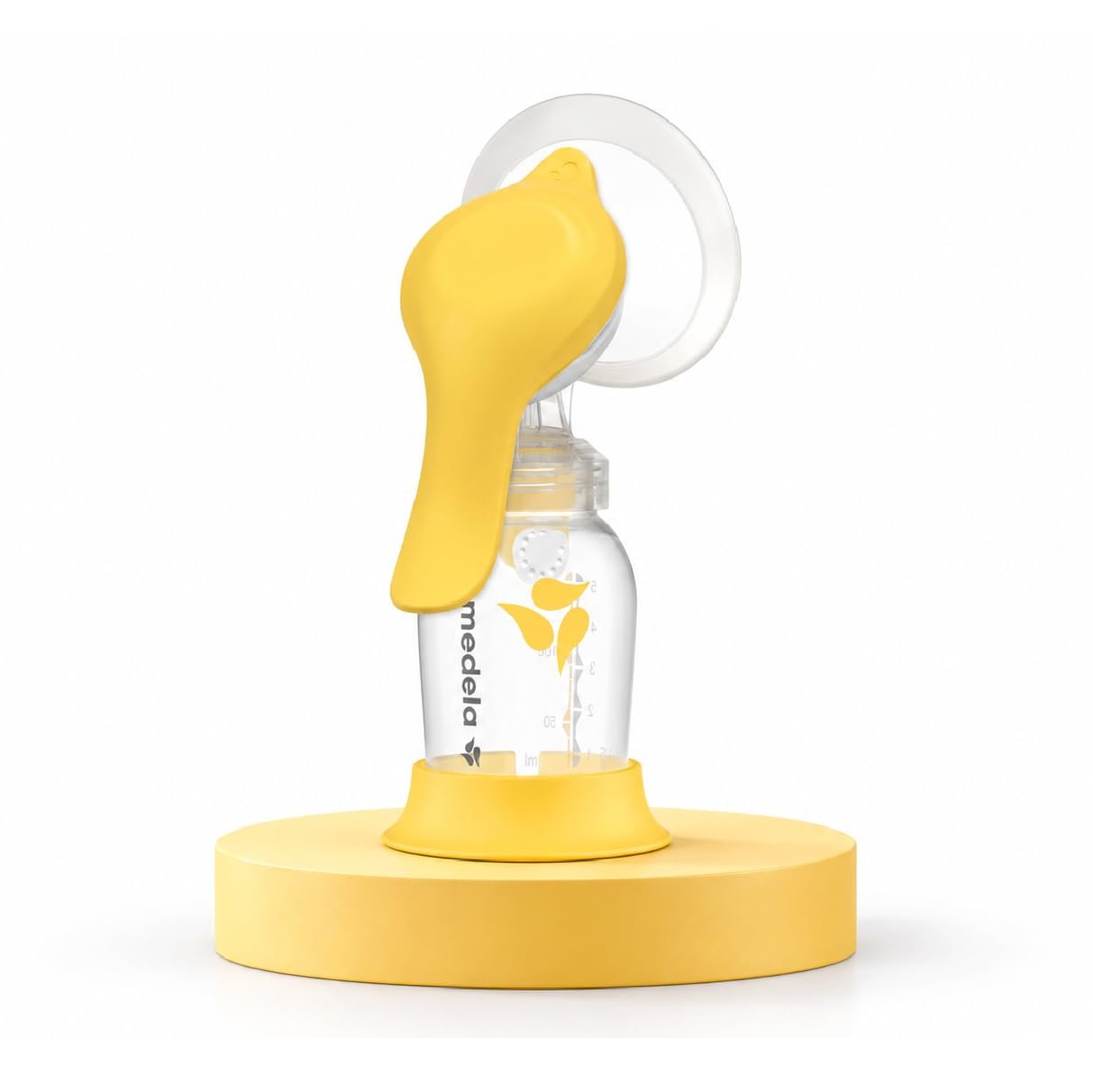 Medela Manual Harmony Single Hand Breast Pump with Flex Shields for Comfort & Expressing More Milk, 6 Count