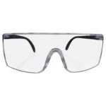 3M Polycarbonate 1709IN Safety Goggles Hard Coat Eye Protector Anti Pollution Eyewear For Multipurpose Use In Riding Motorcycle, Construction, Clear Transparent (Pack Of 1)