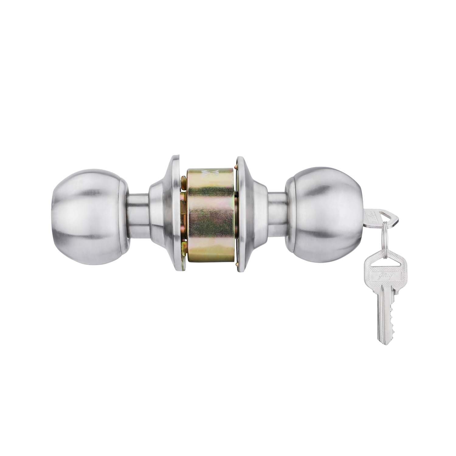 Godrej Cylindrical Lock | with 3 Keys | Classic Range | for Bedroom Door, Internal Wooden Door | 6cm (60mm) Backset | Suitable for Left/Right Handed & Inside/Outside Opening | 5 Years Warranty