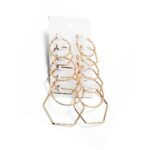 Yellow Chimes Earrings for Women and Girls Fashion Hoop Earrings for Girls | Geometric Circle Shaped Hoops Earrings | Birthday Gift for Girls & Women Anniversary Gift for Wife