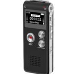 16GB Digital Voice Recorder (Dictaphone),Rechargeable USB and 30 Hours Recording, Digital Audio and MP3 Player,for to use Meetings/interviews/lectures/Class(Black)