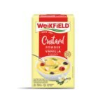 Weikfield Custard Powder 100g Pack | Vanilla Flavor | 2-Minute Preparation | Makes Smooth & Creamy Custard | Contains Quality Ingredients | Best For Fruit Salads & Puddings