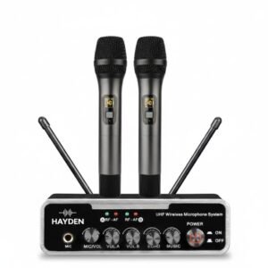 Hayden HY-X7 Echo Mic Dynamic Wireless Karaoke Microphone System