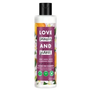 Love Beauty & Planet Curry Leaves| Biotin & Mandarin Paraben & Sulfate Free Shampoo for Long & Strong Hair| 200ml