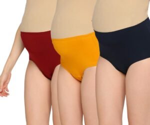 Women’s High Waist Soft Comfy Cotton & Breathable Maternity Panty|Pregnancy Panty|Maternity Panties (Pack of 3)