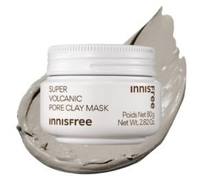 Innisfree Super Volcanic Pore Clay Mask | Korean Skincare with Volcanic Clusters & AHA | Triple Exfoliation for Deep Pore Cleansing, Oil Control & Smoother Skin | For Oily & Combination Skin.