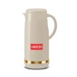 Milton Renova 1500 Water Jug, PU Insulated Inner Stainless Steel Hot & Cold Jug, BPA Free, Leak Proof, 1.35 L, Beige, Ideal for Tea, Coffee, Water, Hot Beverages