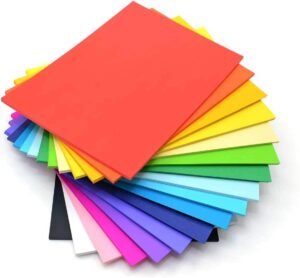 Eclet A4 100 Coloured Sheets (10 Sheets Each Color) Copy Printing/Art and Craft Paper Double Sided ColouredOffice Stationery Children’s Day Gift, Birthday Gift, Party Favors,Christmas Decor etc