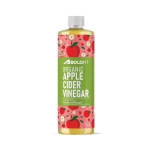Boldfit Apple Cider Vinegar Organic With Mother Juice Raw, Unfiltered, Unpasteurized ACV Juice for For Weight Management, Reduced Bloating, Healthy Skin- 500mL