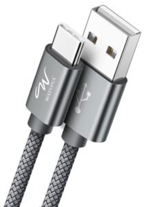 Type C Cable Fast Charging 65W USB C 1M Charger Cable Compatible for iPhone 17,16,15 Pro Max, 17 Air,Apple CarPlay,Galaxy S26 S25 Ultra Charge & Data Sync for All Type C Devices