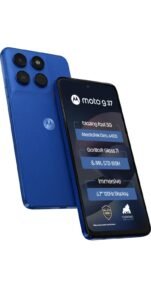 Motorola Moto g37 5G (Pantone Nautical Blue, 64GB Storage, 4GB RAM) | 5G Smartphone with Large Display and Dual Camera | Long Lasting Battery | Smooth Performance & Stylish Design
