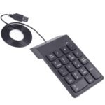 Kadaon USB Numeric Keypad – 18 Key Number Keyboard for Laptop, Notebook, PC, Computer