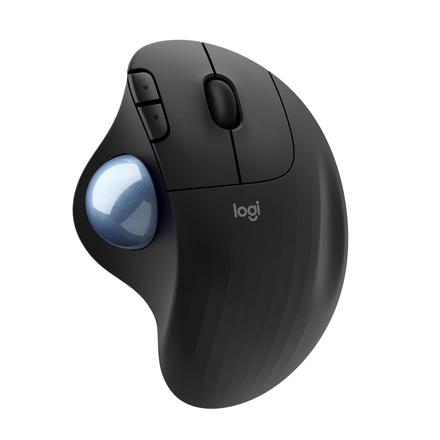 Logitech M575S Wireless Mouse, Trackball, Bluetooth, Unifying, 5 Buttons, Windows, Mac, iPad, Black