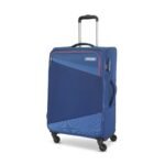 American Tourister Mystic | Luggage Trolley Bag (83 cm) | 360° 4 Wheel Travel Luggage | 1 Compartments | Soft Luggage Polyester Expandable Suitcase | Combination Lock | 3 Years Warranty | Dutch Blue