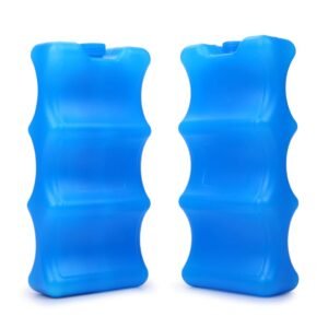 Reusable Ice Packs for Breastmilk Storage -Lunch Box and Breast Pump Bag，Fits Around Breastmilk Baby Bottles and Keep Fresh, 1pcs (blue2)
