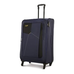 Skybags Rubik Soft Case Medium Size (Check-in) Trolley Bag, Blue